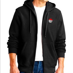 Pizza Hut Logo Hoodie, Black